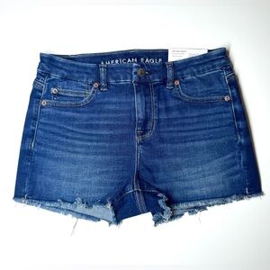 American Eagle Women’s Curvy High Rise Shortie Denim Size- 4